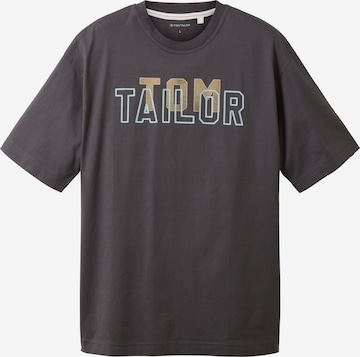 T-Shirt TOM TAILOR en gris : devant