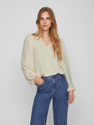 VILA - Médio suporte Blusa 'SURASHIL' em bege: frente