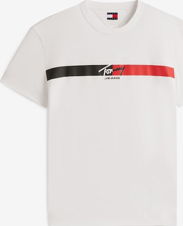 Tommy Jeans Tričko – bílá: přední strana