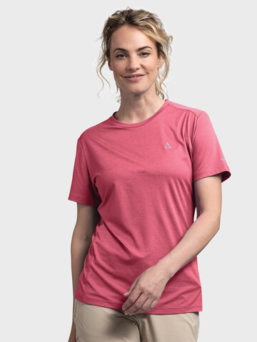 T-shirt fonctionnel 'Tauron' Schöffel en rose : devant
