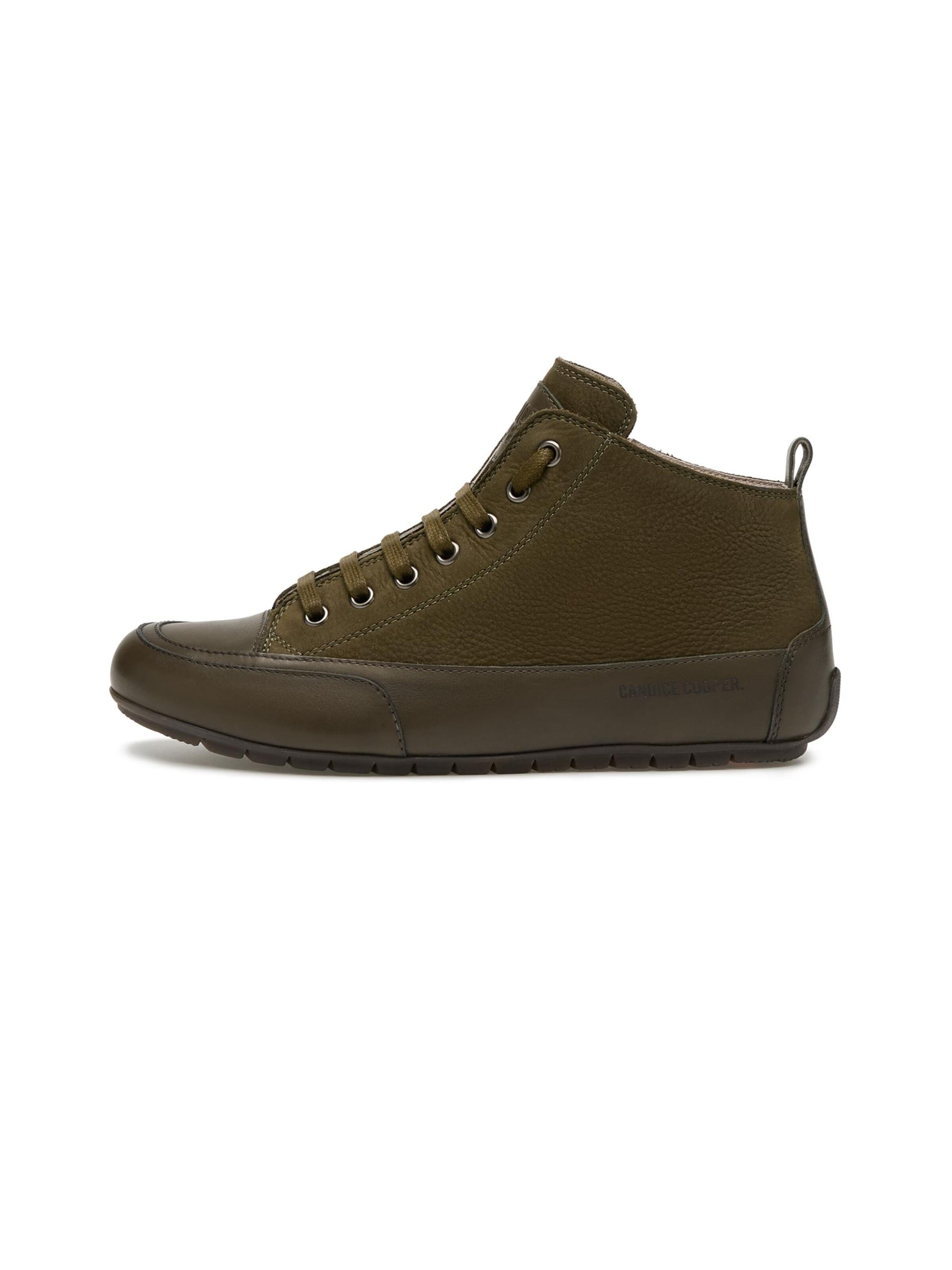 Chaussure à lacets 'MID' Candice Cooper en vert : devant