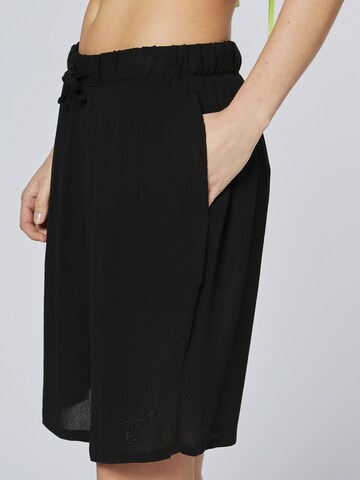 CHIEMSEE Loose fit Pants ' mit luftig-leichter Qualität ' in Black