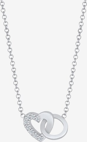 Elli DIAMONDS Ketting in Zilver: voorkant