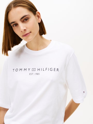Tricou de la TOMMY HILFIGER pe alb