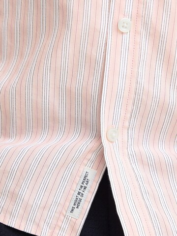 Casual Friday Regular Fit Langarmhemd ' CFOrlyn Striped ' in Pink