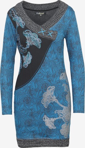 KOROSHI Šaty – modrá: přední strana