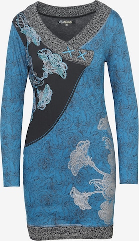 Robe KOROSHI en bleu : devant