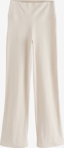 Wide Leg Pantalon self. en beige : devant