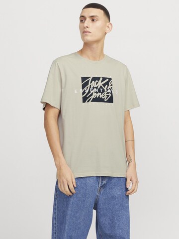 T-Shirt 'JJColton' JACK & JONES en gris : devant