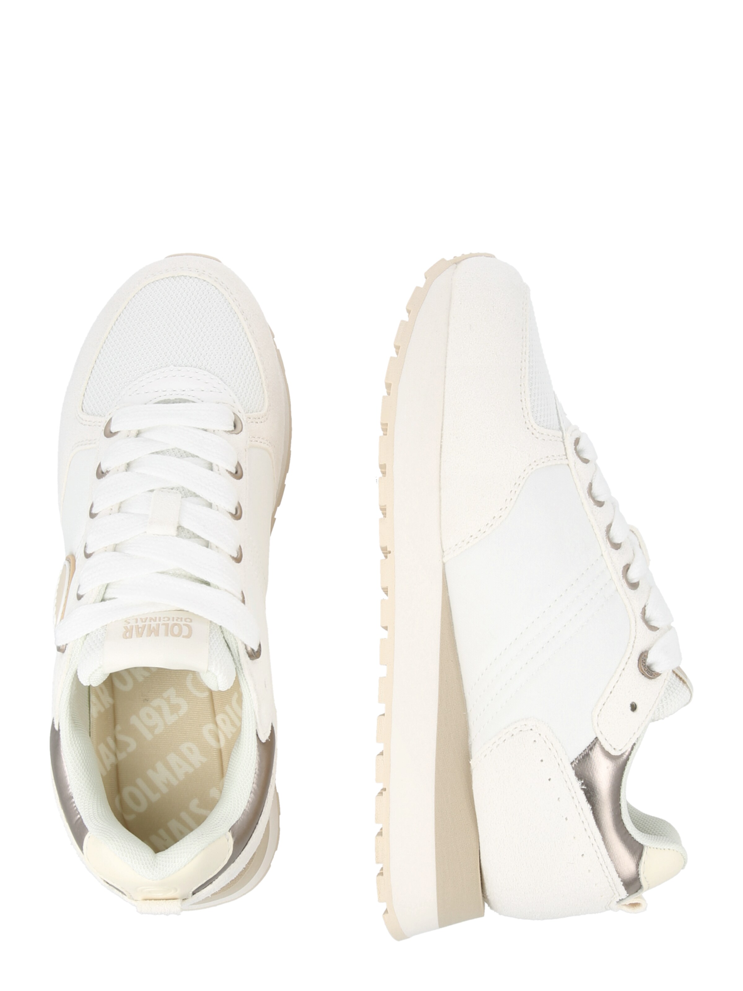 Baskets basses Colmar en blanc