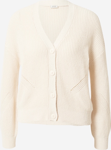 Pimkie Knit Cardigan 'WALY' in White: front