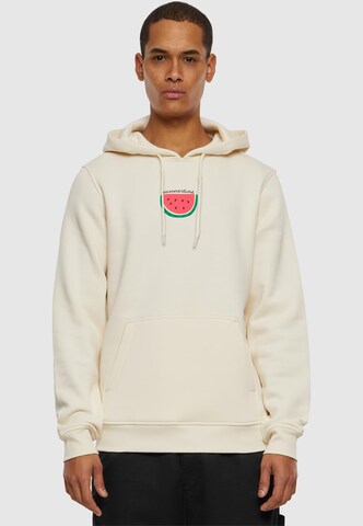 Merchcode Sweatshirt 'Summertime' in White: front