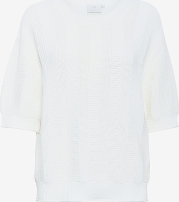 Pull-over 'Whitney' Kaffe en blanc : devant