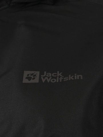 JACK WOLFSKIN Μπουφάν πεζοπορίας 'Stormy Point' σε μαύρο