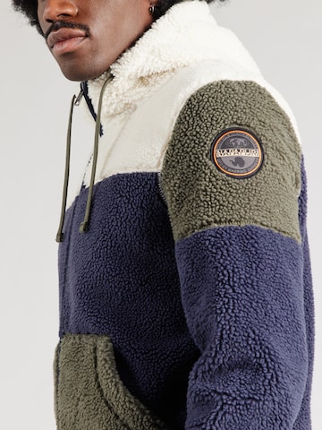 NAPAPIJRI Fleece Jacket 'TARALGA 4' in Blue