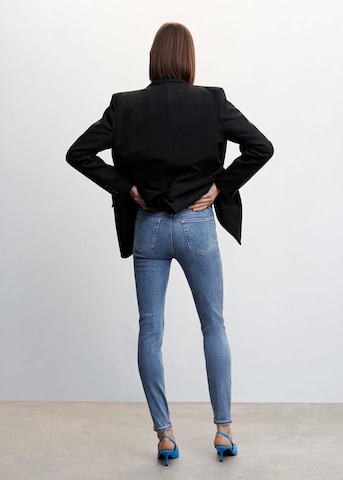 MANGO Slimfit Jeans 'Anne' in Blau