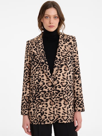 Ana Alcazar Blazers 'Ada' in Bruin: voorkant