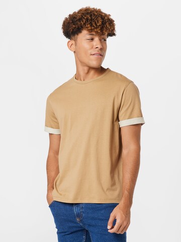 UNITED COLORS OF BENETTON Shirt in Beige: front