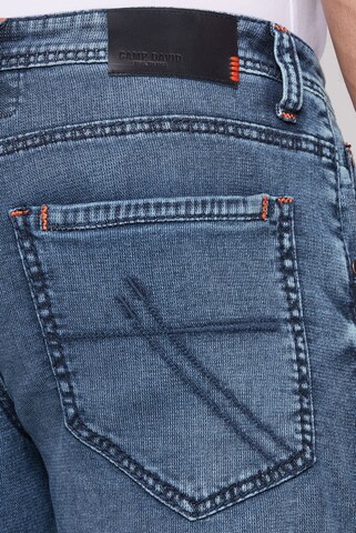 CAMP DAVID Regular Shorts 'HE:RY' in Blau