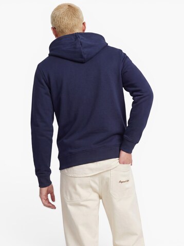 JACK & JONES Mikina 'JJHONOLULU' – modrá