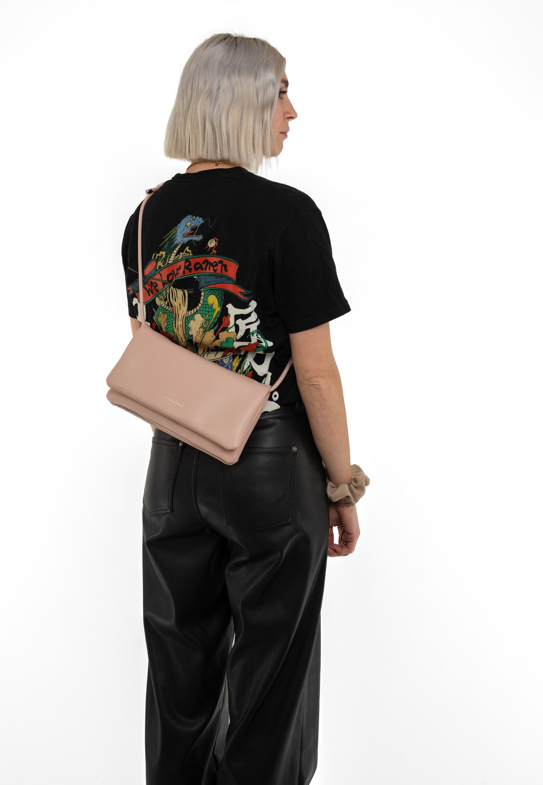 Expatrié Kézitáska 'Juliette' - rózsaszín: elől