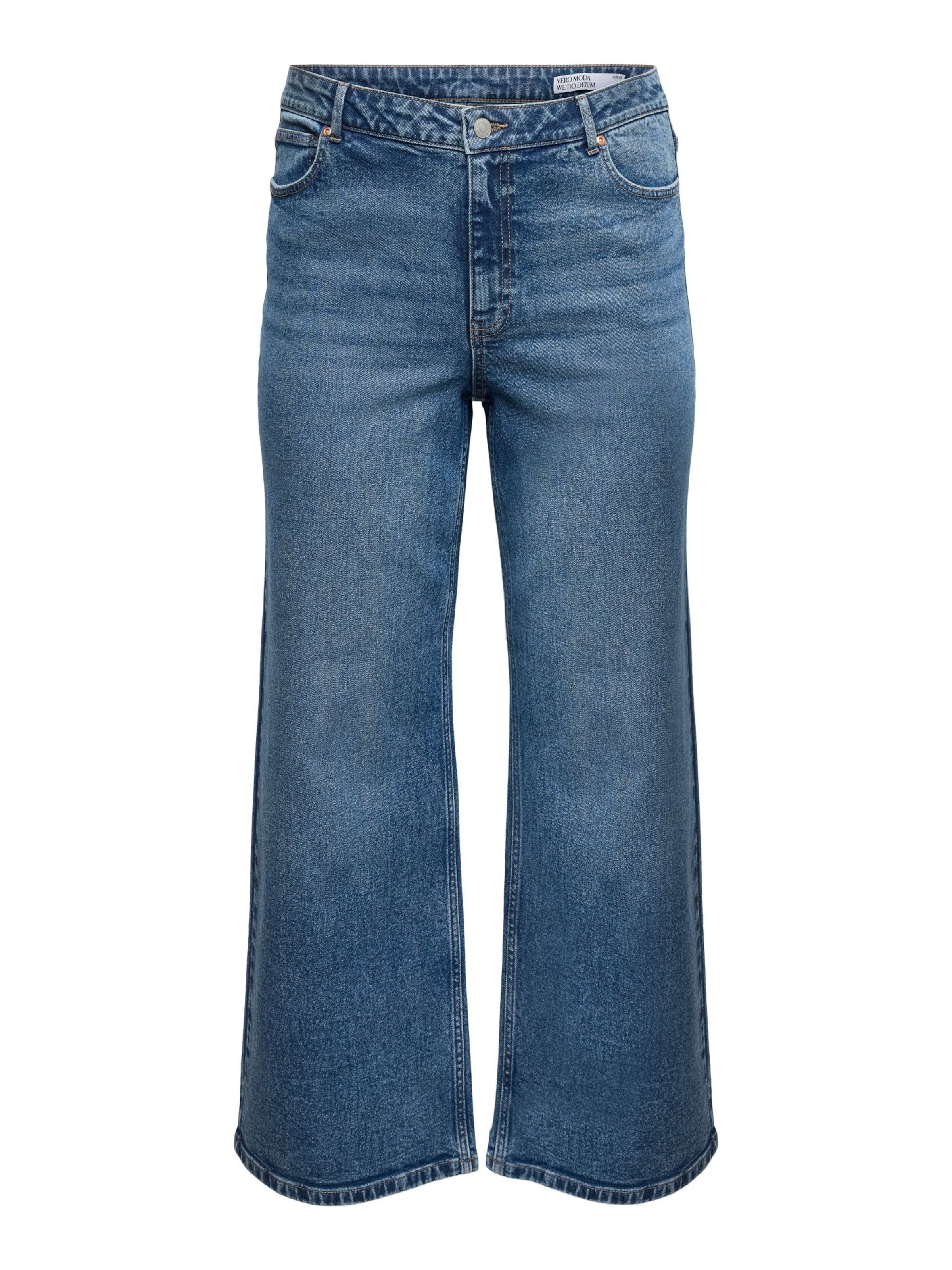 Vero Moda Curve Jeans in de kleur Blauw, Productweergave