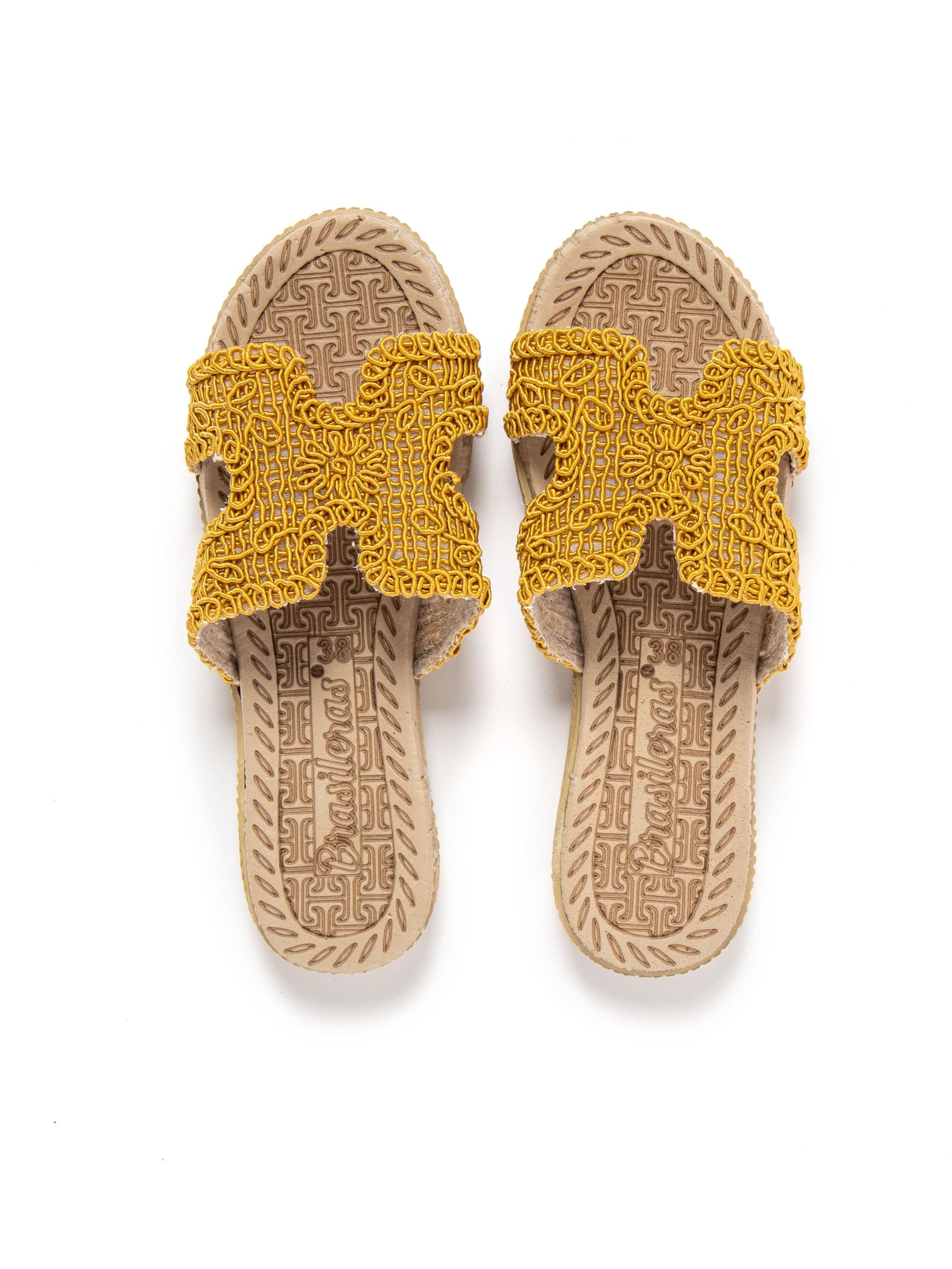 Brasileras Slippers 'Braida' in Yellow