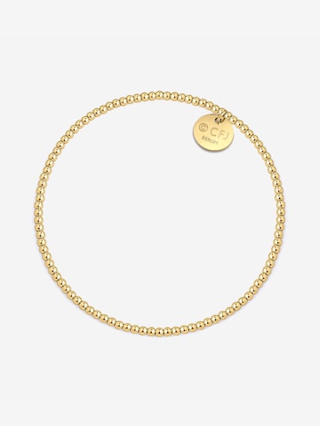 CLASSYANDFABULOUS Jewelry Bracelet 'CLASSYANDFABULOUS Beaded' in Gold: front