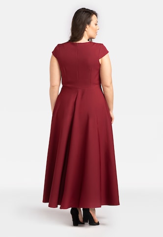 Robe de soirée ' LUIZA ' Karko en rouge