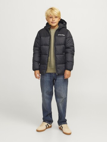 Jack & Jones Junior Vinterjakke 'JJMoon' i sort