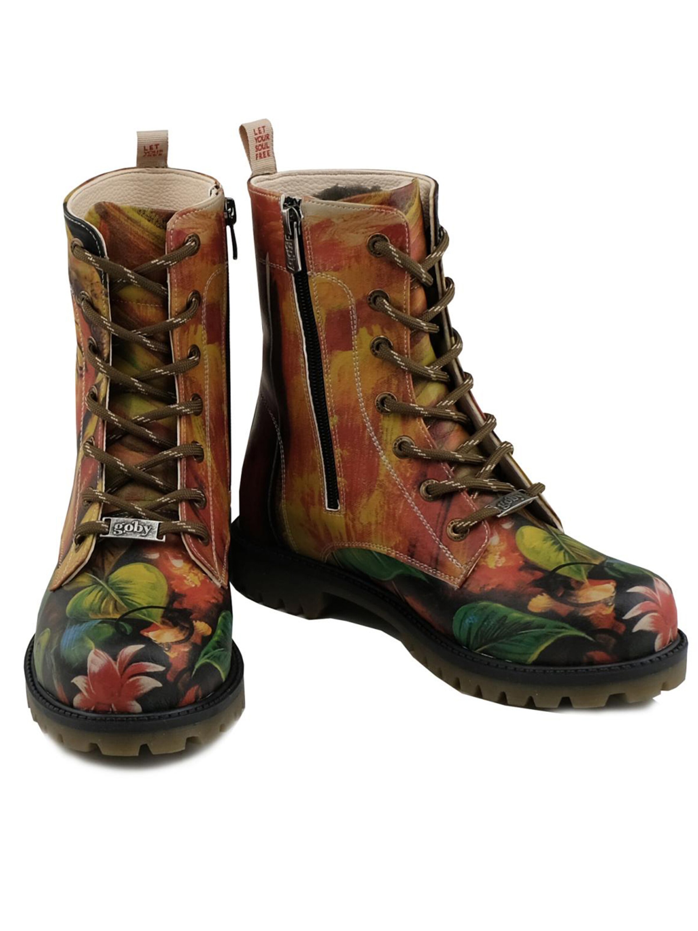 Goby Schnürstiefel 'Goby MAT101'‌‌‌‌‌‌ in Mischfarben