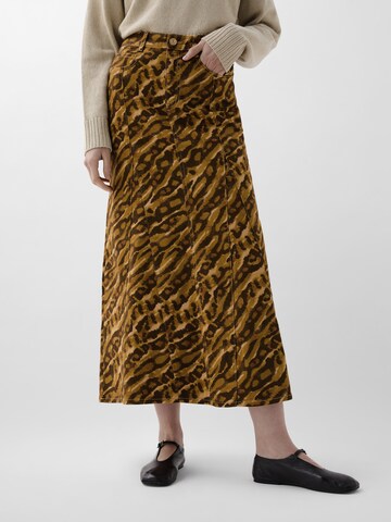 Scalpers Skirt 'Flare' in Brown