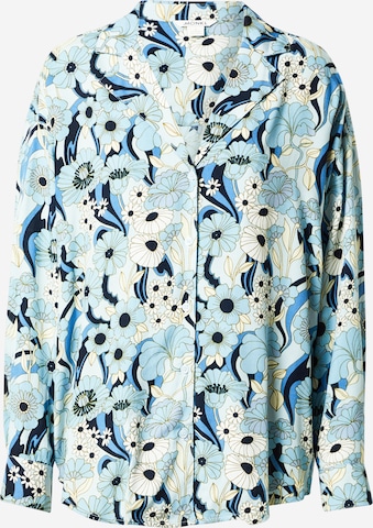 Monki Blouse in Blue: front