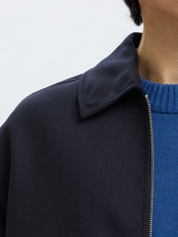 Veste mi-saison SELECTED en bleu