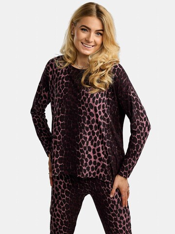 Liberte Essentiel Shirt ' ALMA-LS ' in Rood: voorkant