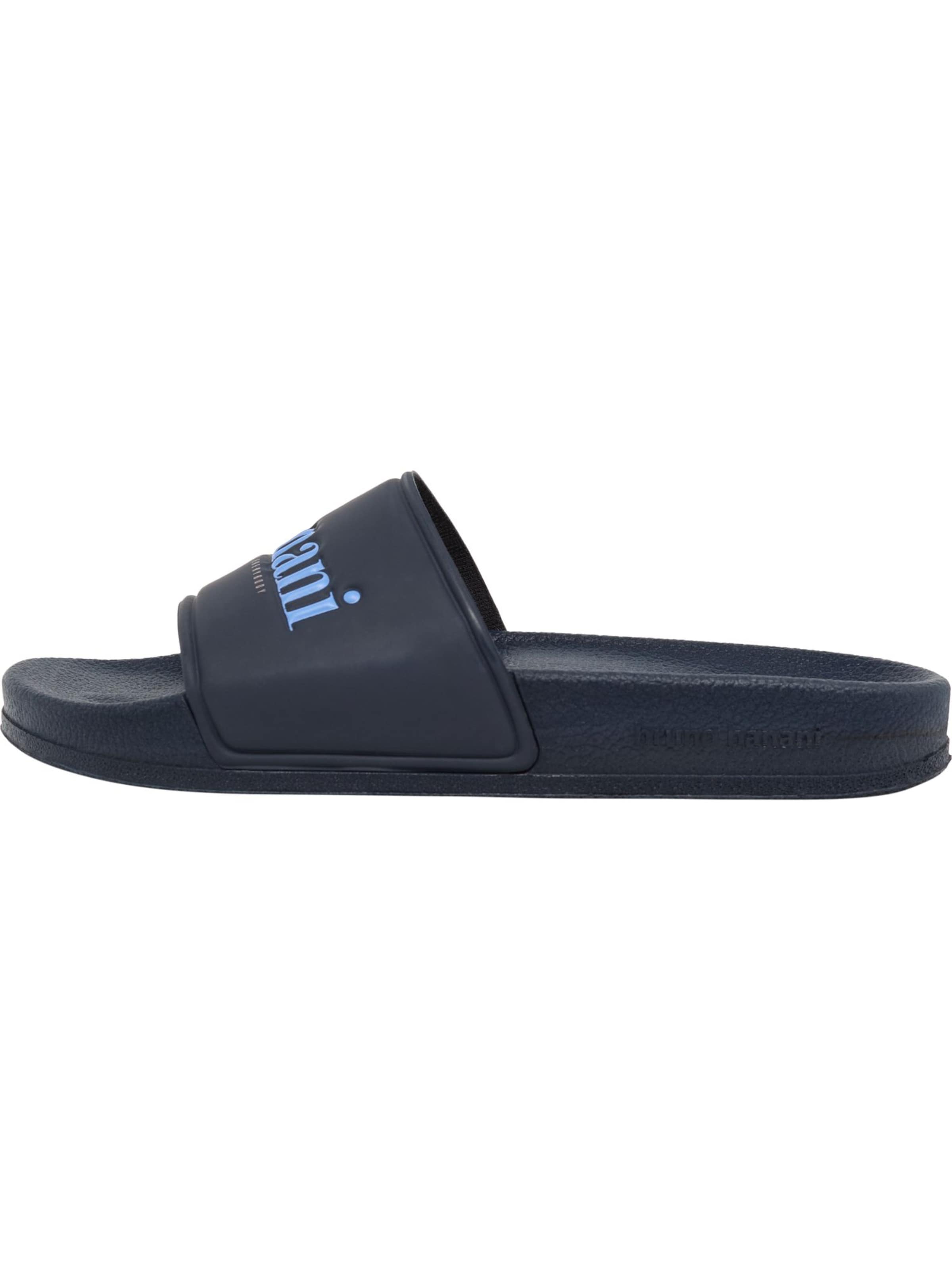 Claquettes / Tongs ' Lindsay ' Bruno Banani en bleu : devant