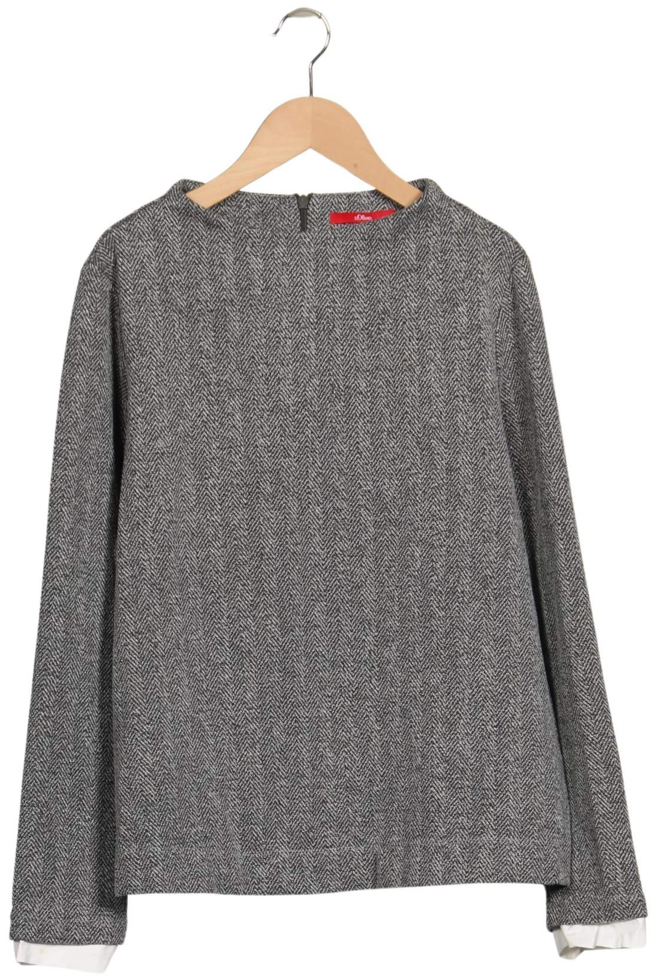 s.Oliver Sweater & Cardigan in L in Grey: front