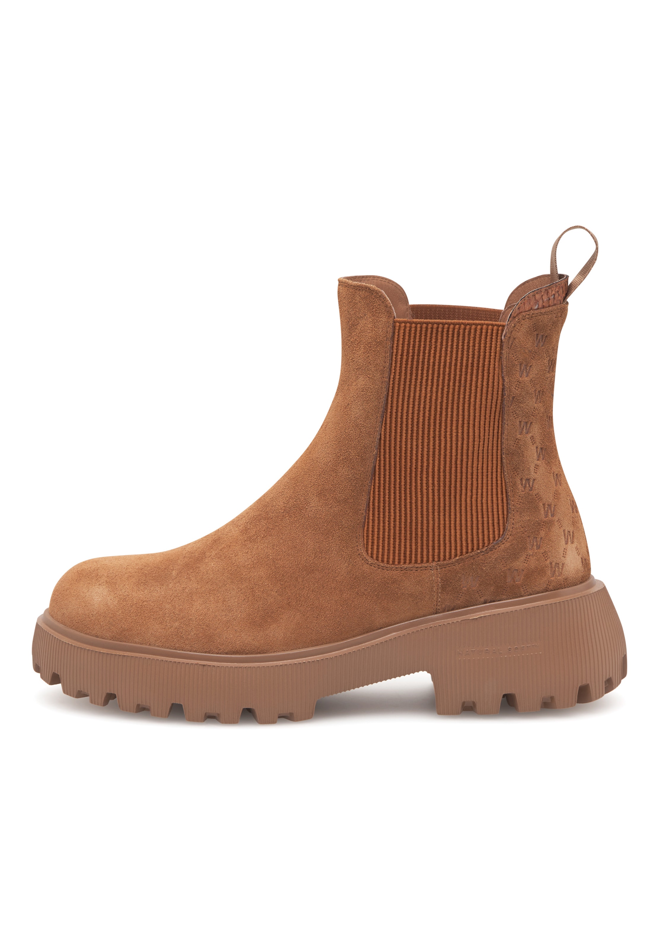WODEN Chelsea Boots 'Aya Warm' i brun: forside