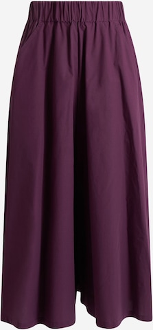 Ottod’Ame - Folgado Calças em roxo: frente