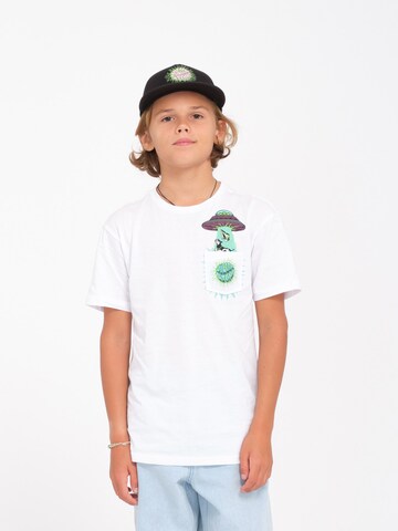Volcom Shirt 'Udder Space' in Wit: voorkant