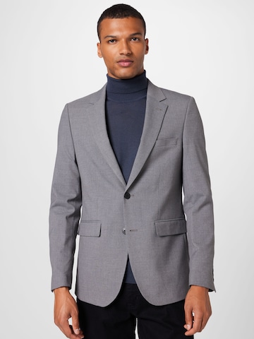 Coupe regular Veste de costume BURTON MENSWEAR LONDON en gris : devant