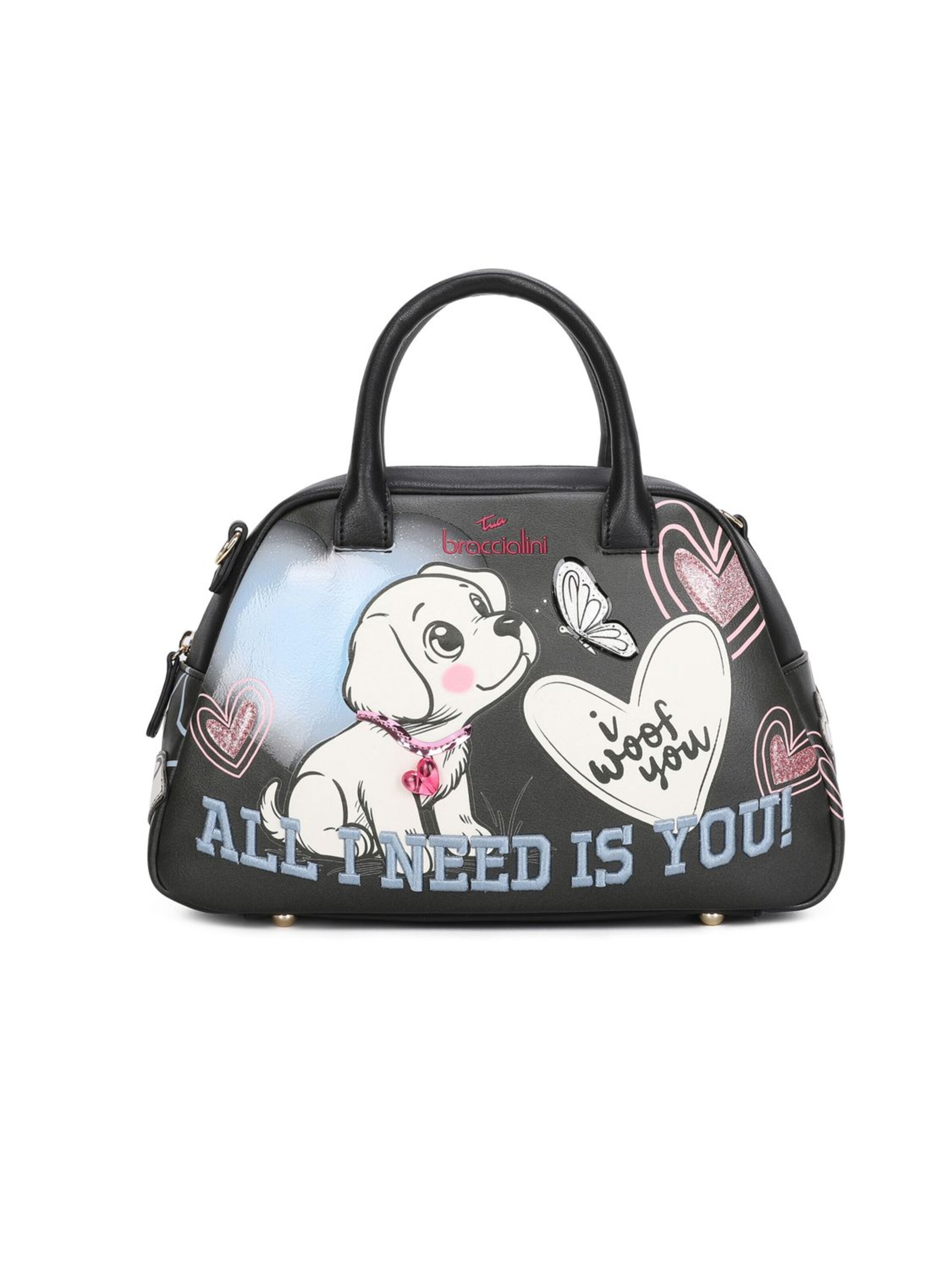 Borsa a mano 'Allround' di Braccialini in colori misti: frontale