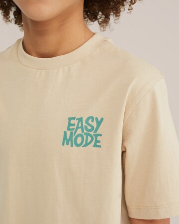 T-Shirt WE Fashion en beige