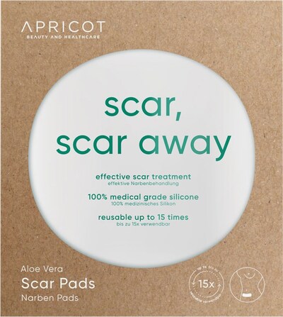 Apricot Narben Pads in weiß, Produktansicht