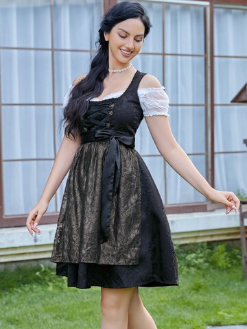 Yesfashion Dirndl in Black