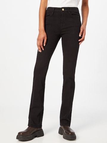 FRAME Bootcut Jeans in Zwart: voorkant