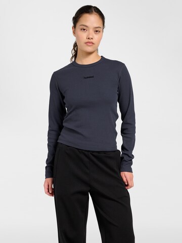 Hummel Shirt in Grijs: voorkant