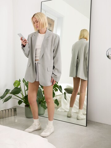 Bershka Blazer in Grey