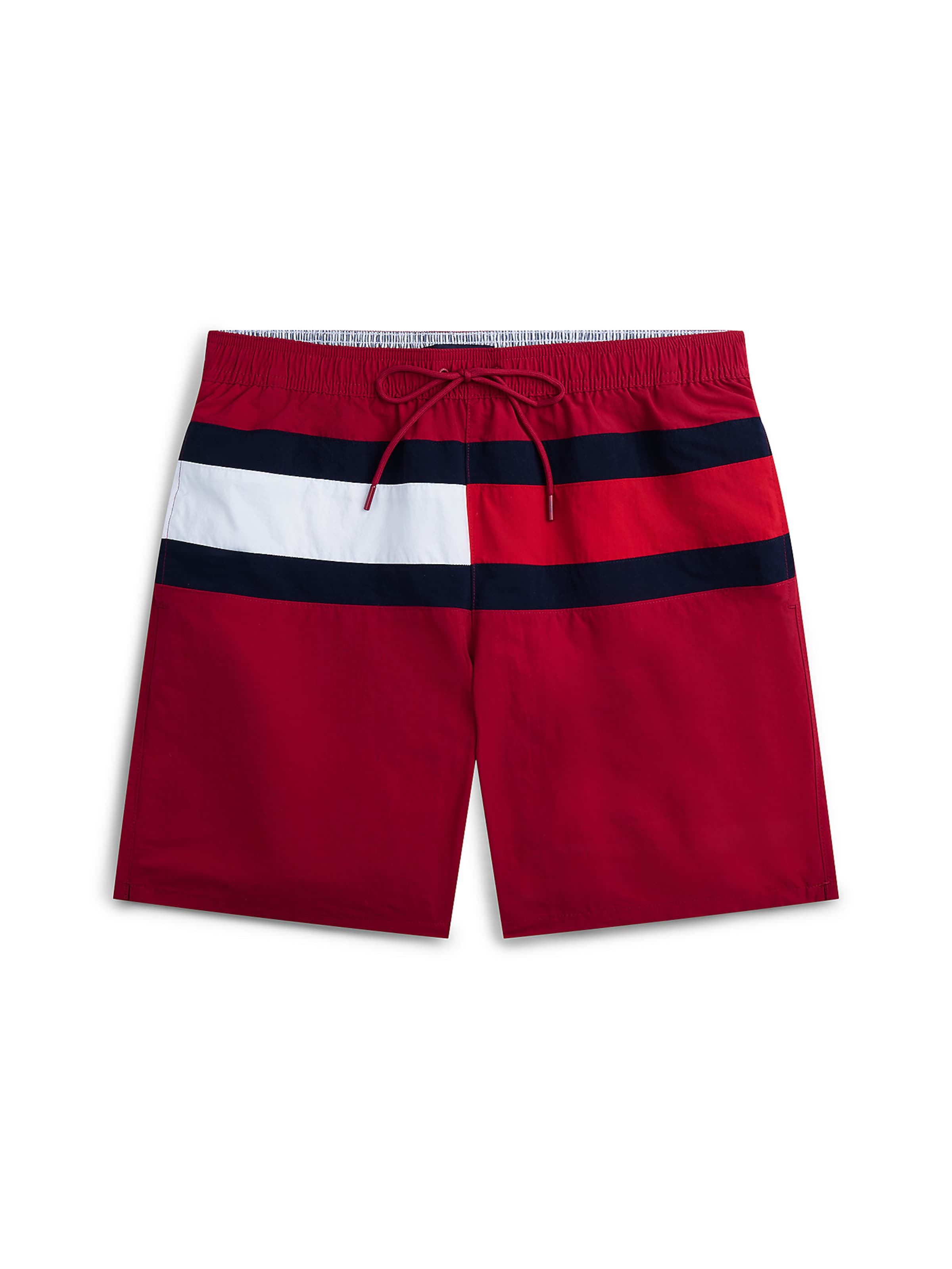 TOMMY HILFIGER Shorts de bain en bleu marine / rouge / rouge foncé / blanc, Vue avec produit