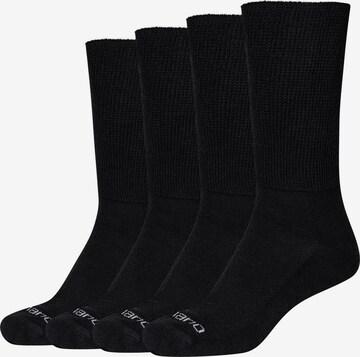 camano Socks in Black: front